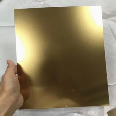 comprar Cor Ouro Ouro Espelho n.o 4 Ba 304 316 430 Placa de aço inoxidável Decorativa online manufacture
