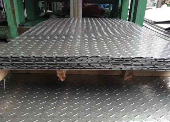 Alumínio Diamond Tread Plate Diamond Stair de 5 barras 1mm 4x8 3003 6061