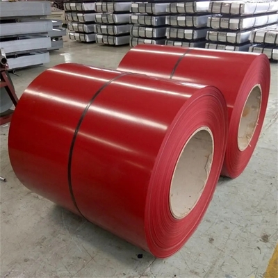 O soldado Gl PPGL Prepainted o aço do Galvalume da cor de Ral bobina a folha do telhado do metal de 1250mm 1500mm