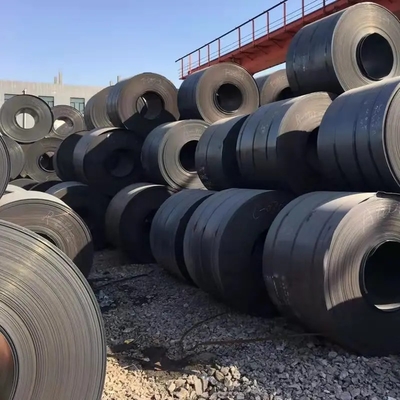 Bobina de aço carbono A36 Q355 chapa suave preta 2500 mm