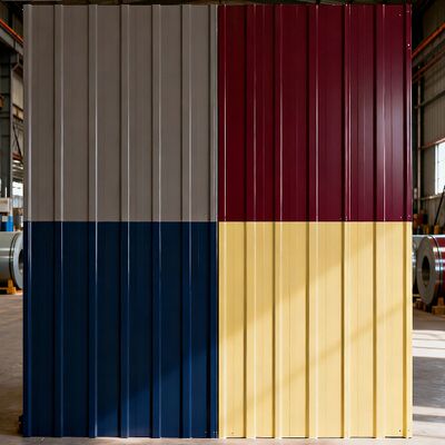 Chapa de aço galvanizada a quente revestida de cores de alta resistência revestimento uniforme